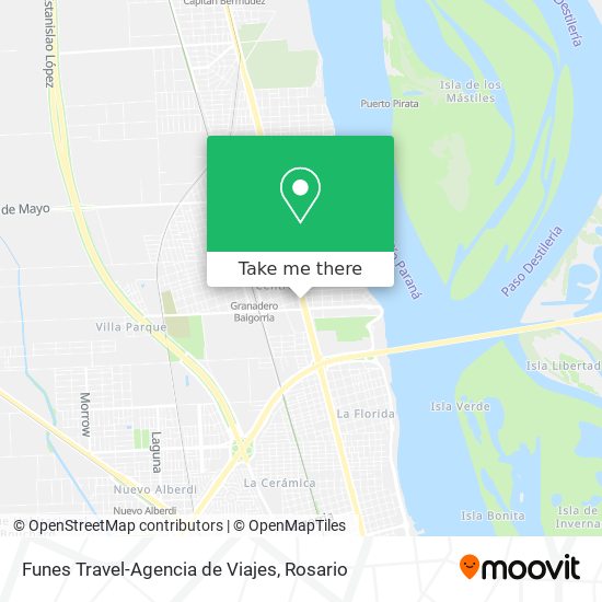 Funes Travel-Agencia de Viajes map