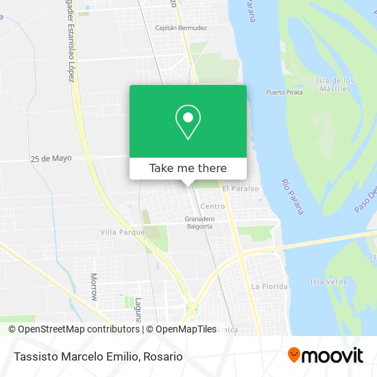Mapa de Tassisto Marcelo Emilio