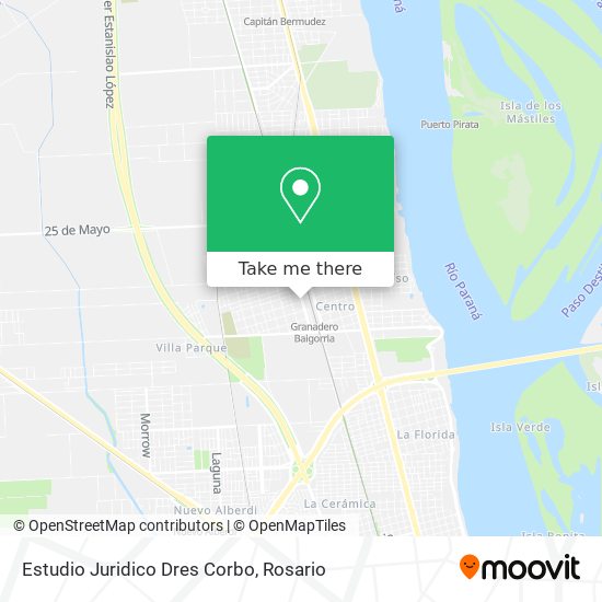 Estudio Juridico Dres Corbo map