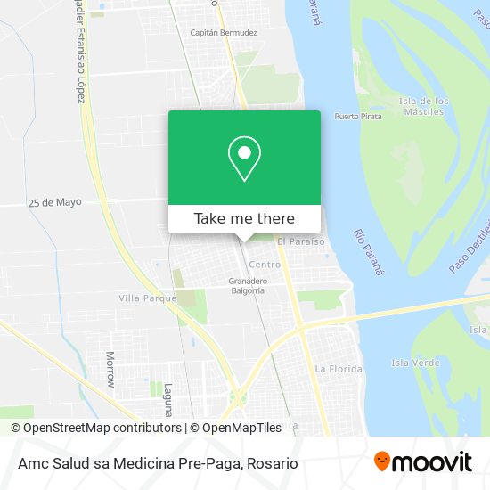 Amc Salud sa Medicina Pre-Paga map