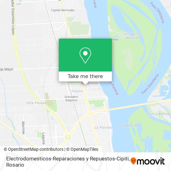Electrodomesticos-Reparaciones y Repuestos-Cipiti map