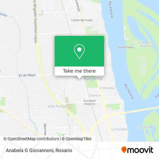 Mapa de Anabela G Giovannoni