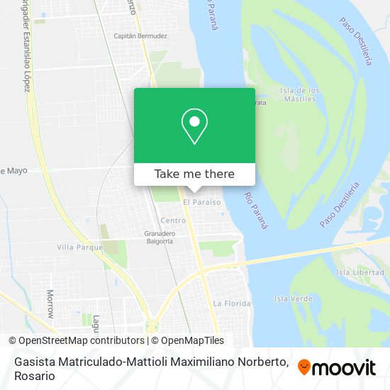 Mapa de Gasista Matriculado-Mattioli Maximiliano Norberto