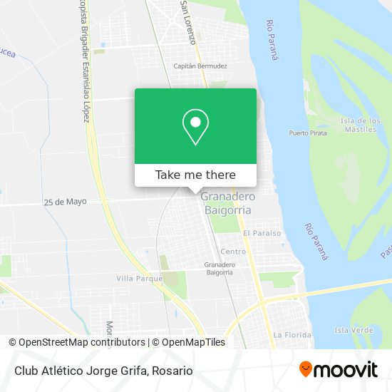 Club Atlético Jorge Grifa map