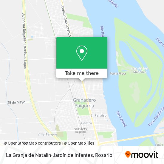 La Granja de Natalin-Jardín de Infantes map