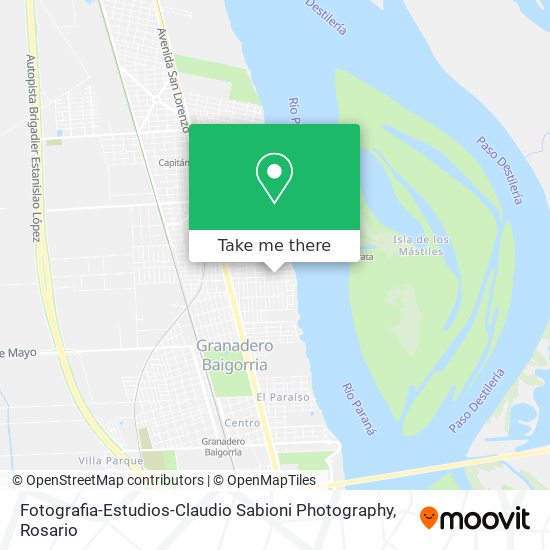 Fotografia-Estudios-Claudio Sabioni Photography map