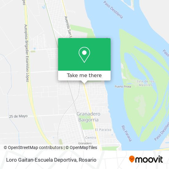 Loro Gaitan-Escuela Deportiva map