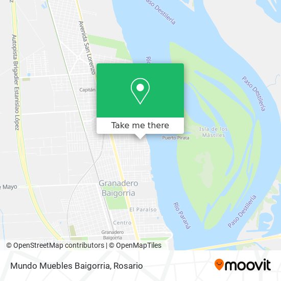 Mapa de Mundo Muebles Baigorria