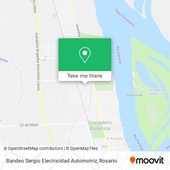 Bandeo Sergio Electricidad Automotriz map