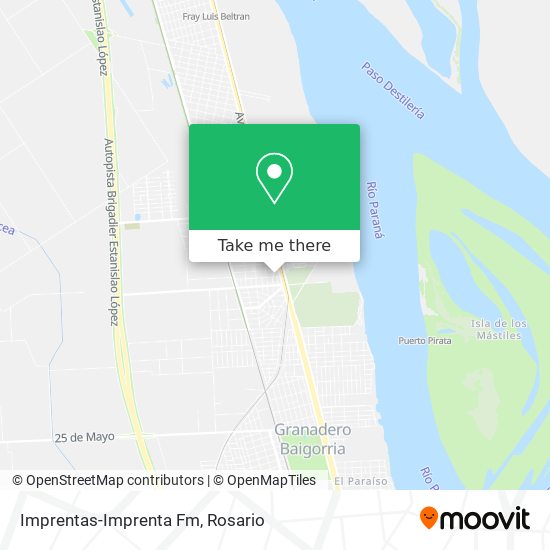 Imprentas-Imprenta Fm map