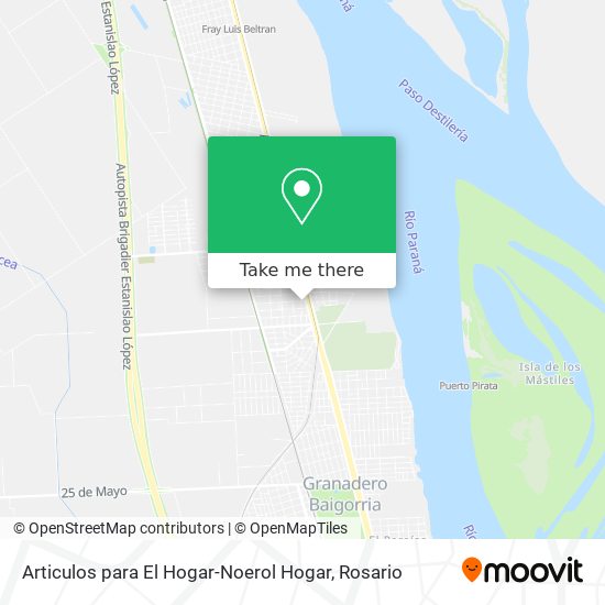 Articulos para El Hogar-Noerol Hogar map