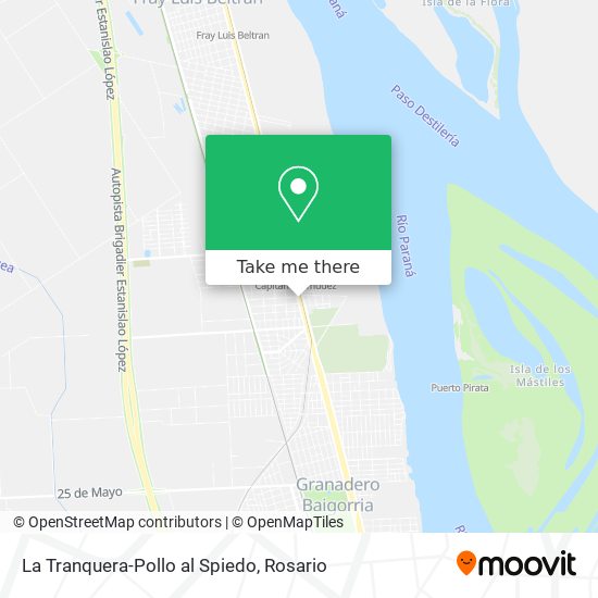 La Tranquera-Pollo al Spiedo map