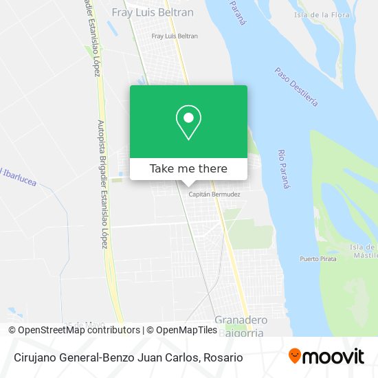 Cirujano General-Benzo Juan Carlos map