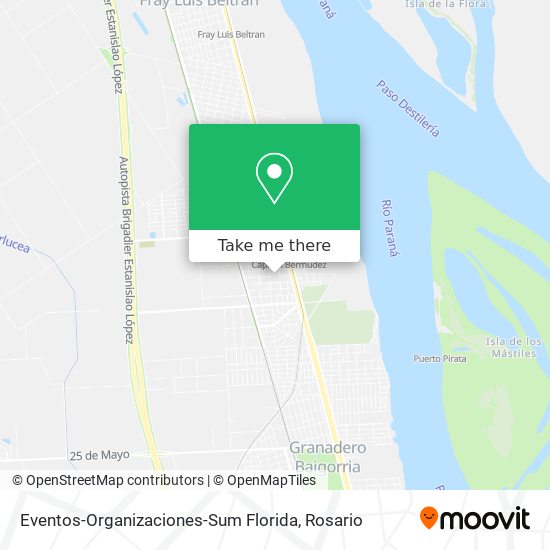 Eventos-Organizaciones-Sum Florida map