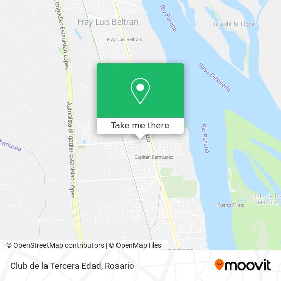 Club de la Tercera Edad map