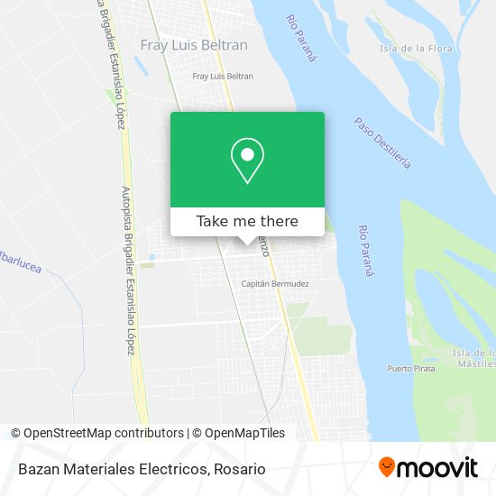 Bazan Materiales Electricos map