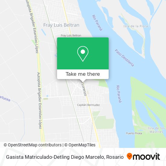 Gasista Matriculado-Detling Diego Marcelo map