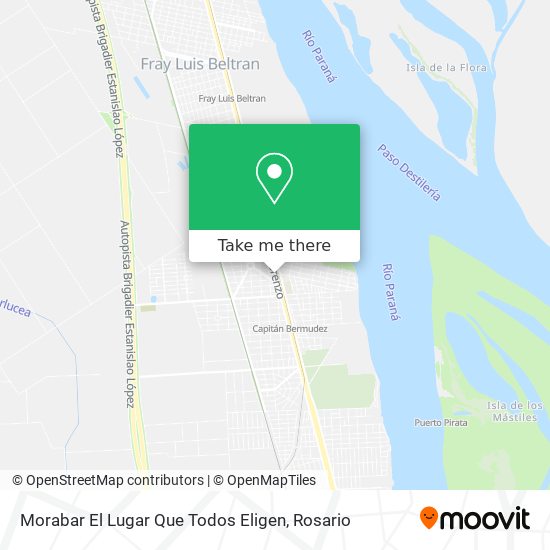Mapa de Morabar El Lugar Que Todos Eligen