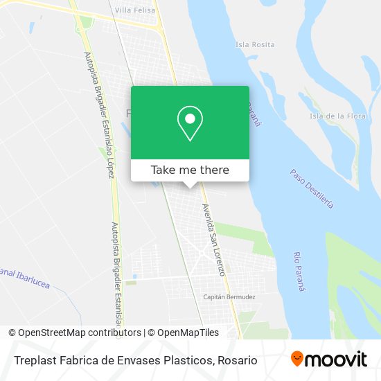 Treplast Fabrica de Envases Plasticos map