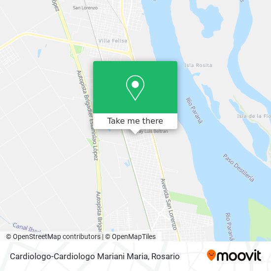 Cardiologo-Cardiologo Mariani Maria map