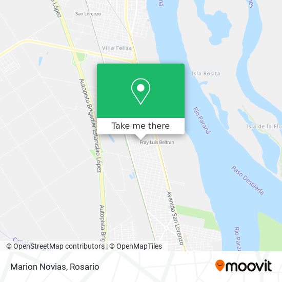 Mapa de Marion Novias