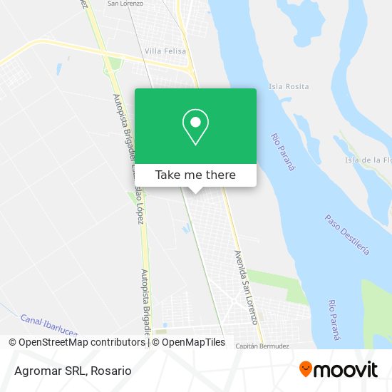 Mapa de Agromar SRL