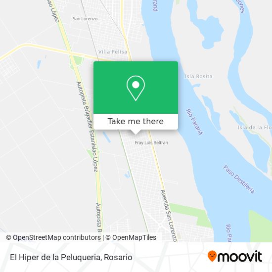 El Hiper de la Peluqueria map