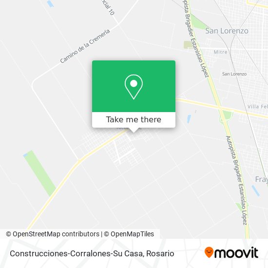 Construcciones-Corralones-Su Casa map