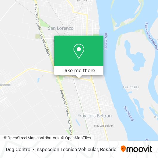 Mapa de Dsg Control - Inspección Técnica Vehicular