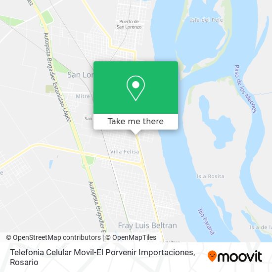 Mapa de Telefonia Celular Movil-El Porvenir Importaciones