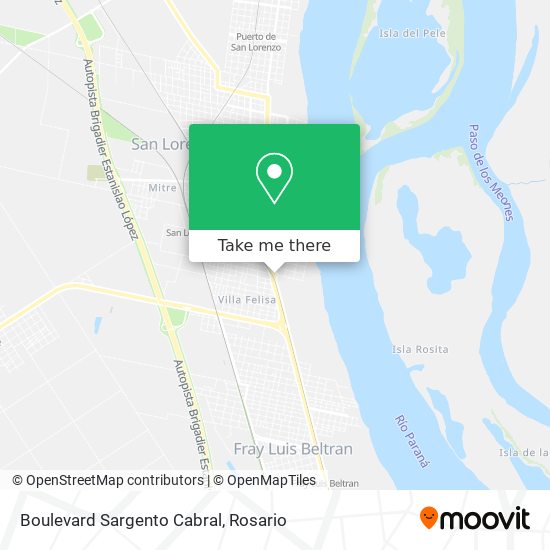 Mapa de Boulevard Sargento Cabral