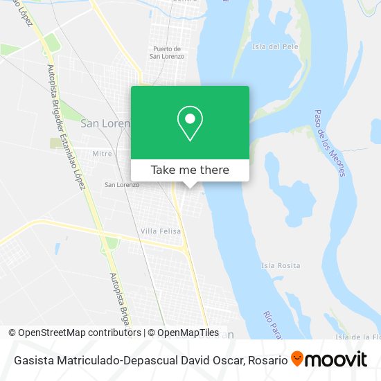 Mapa de Gasista Matriculado-Depascual David Oscar
