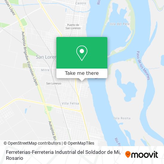 Mapa de Ferreterias-Ferreteria Industrial del Soldador de Mi