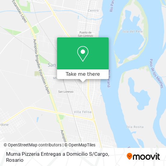 Muma Pizzeria Entregas a Domicilio S / Cargo map