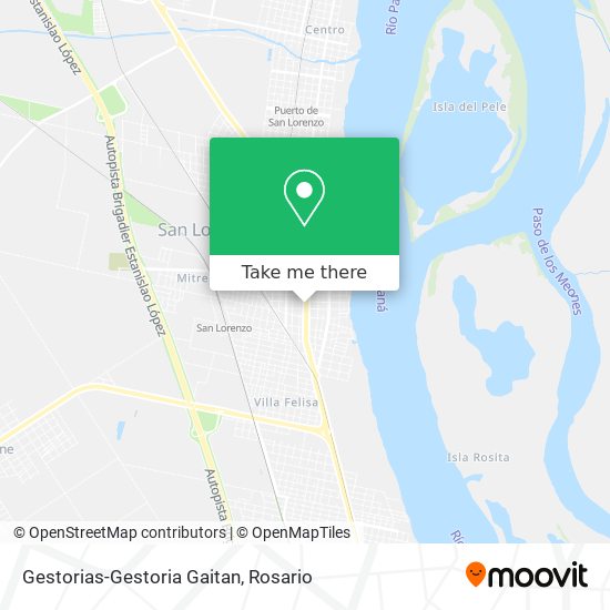 Gestorias-Gestoria Gaitan map