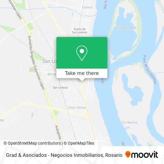 Grad & Asociados - Negocios Inmobiliarios map