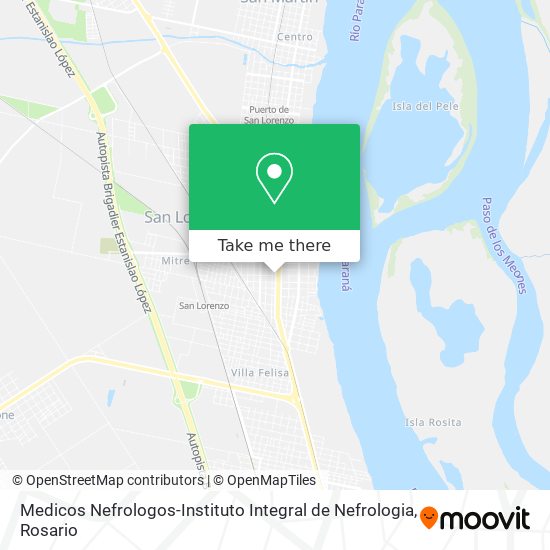 Mapa de Medicos Nefrologos-Instituto Integral de Nefrologia