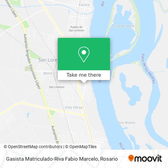 Gasista Matriculado-Riva Fabio Marcelo map