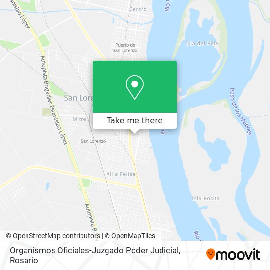 Mapa de Organismos Oficiales-Juzgado Poder Judicial