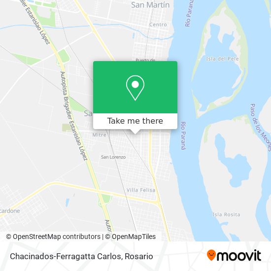 Chacinados-Ferragatta Carlos map
