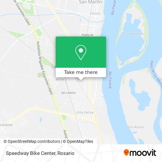 Mapa de Speedway Bike Center