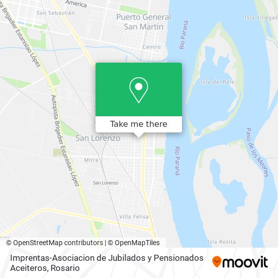 Imprentas-Asociacion de Jubilados y Pensionados Aceiteros map