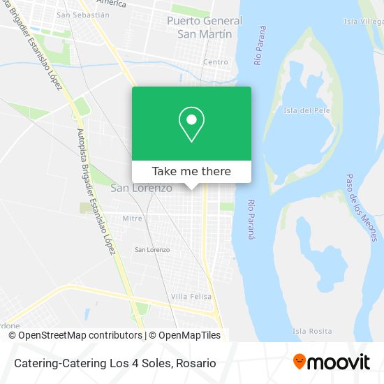Catering-Catering Los 4 Soles map