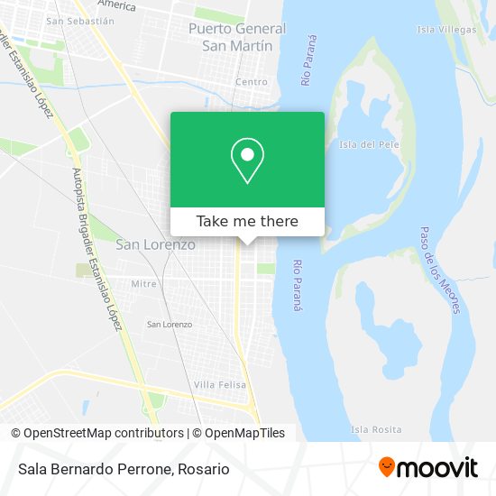 Sala Bernardo Perrone map