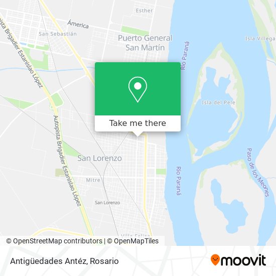 Antigüedades Antéz map