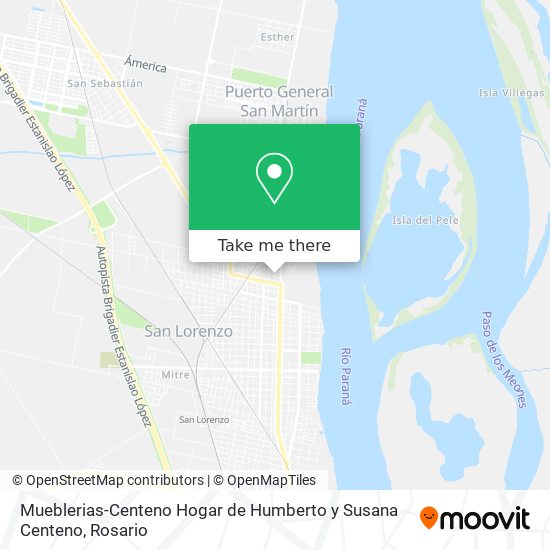 Mueblerias-Centeno Hogar de Humberto y Susana Centeno map