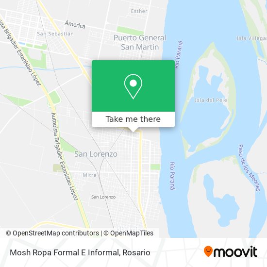 Mosh Ropa Formal E Informal map