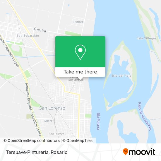 Tersuave-Pinturería map