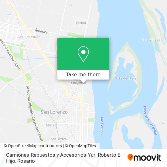 Camiones-Repuestos y Accesorios-Yuri Roberto E Hijo map