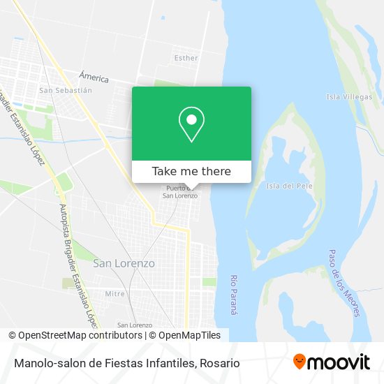Manolo-salon de Fiestas Infantiles map